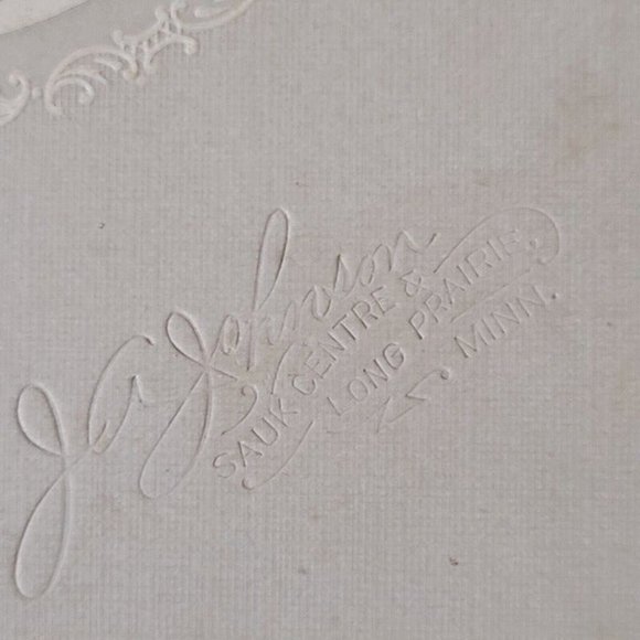 Vintage Metal Picture Frame with Antique Photo of Couple - Mollie and Elmer Reed - Picture 4 of 7